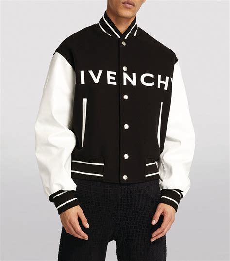 givenchy mens leather jacket|Givenchy leather jacket men.